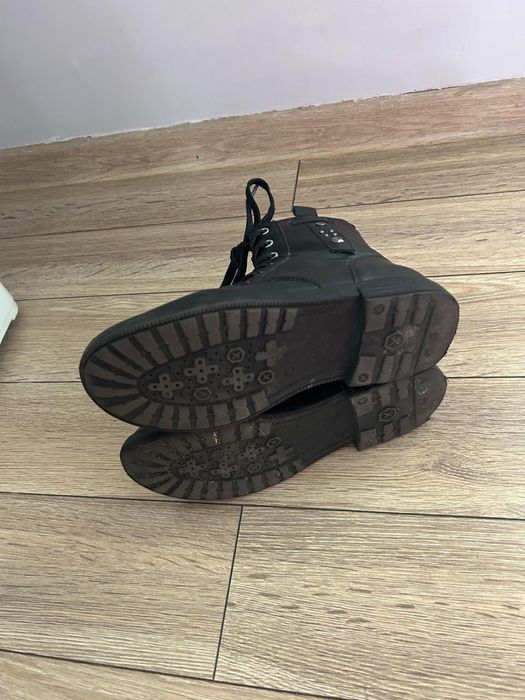 Geox czarne kozaki damskie rozm. 37 bardzo dobry stan suwak ocieplane