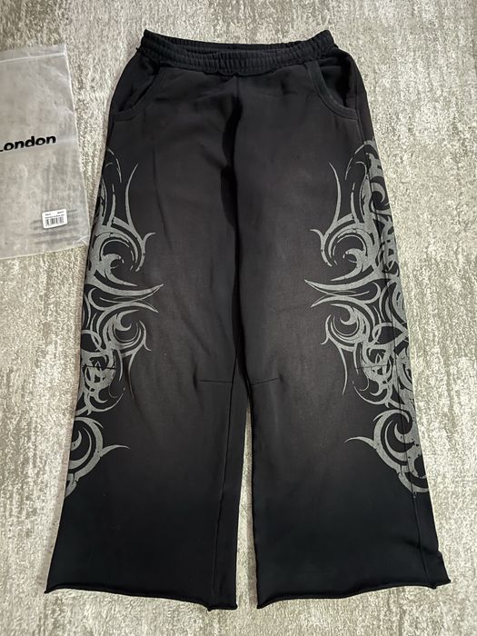 Jaded london Black Baggy Blade Monster Joggers
