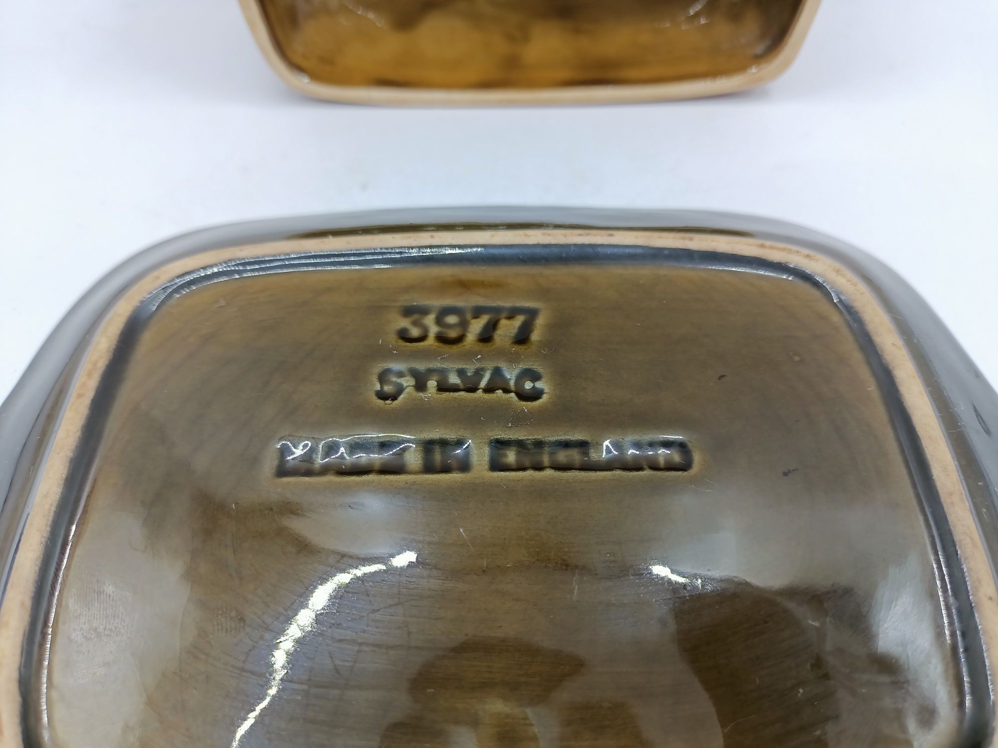 Ceramika glinka maselnica Sylvac England