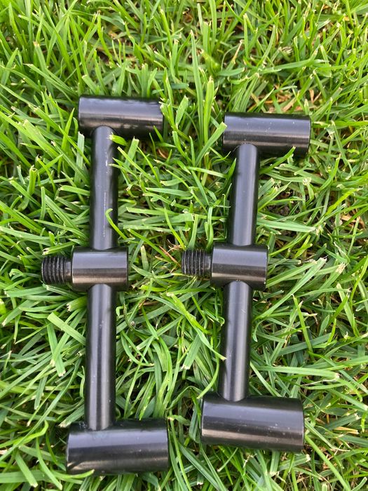 Fox Black Label Slim 2 Rod Buzz Bars + 2x swingery  jaxon niebieski