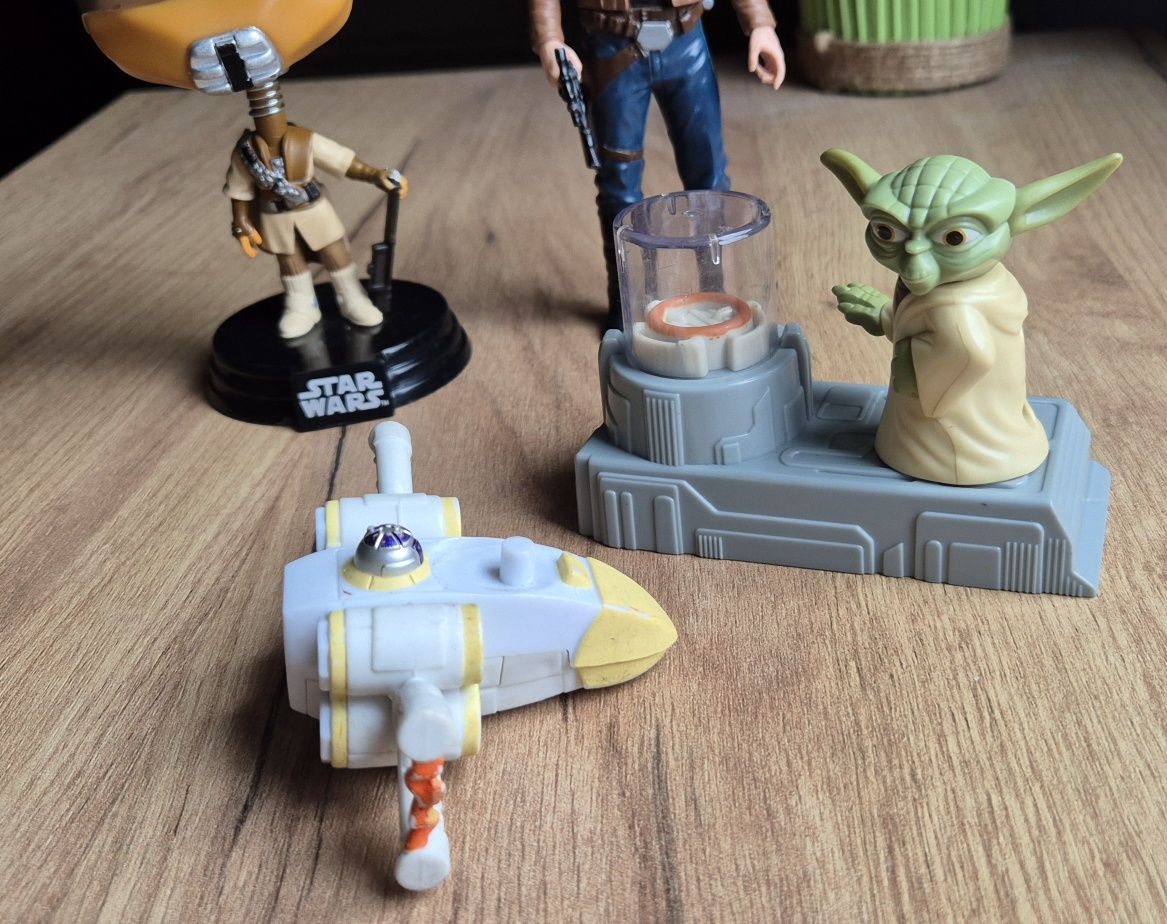 Figurki Star Wars Gwiezdne wojny księżniczka Leia Funko Han Solo Yoda