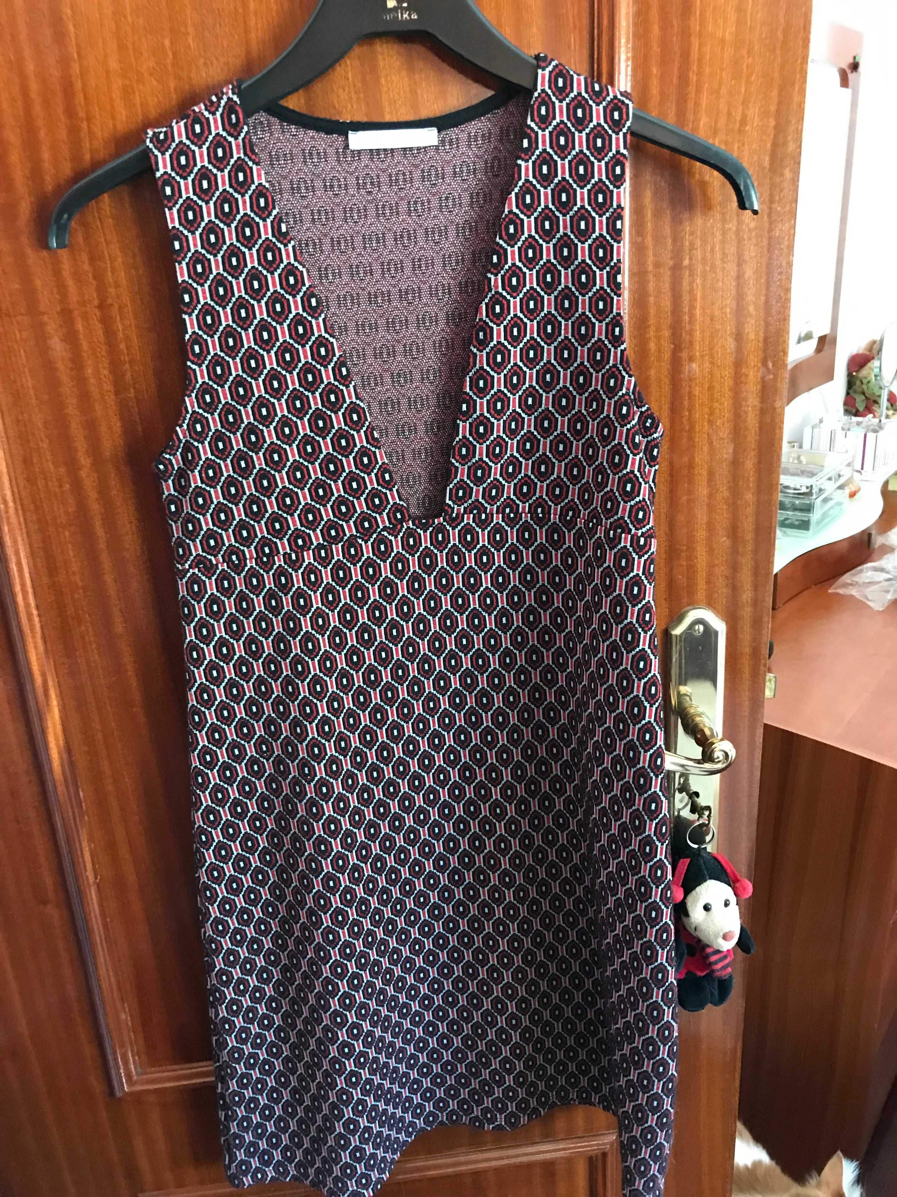 Vestido curto de Inverno/meia estação