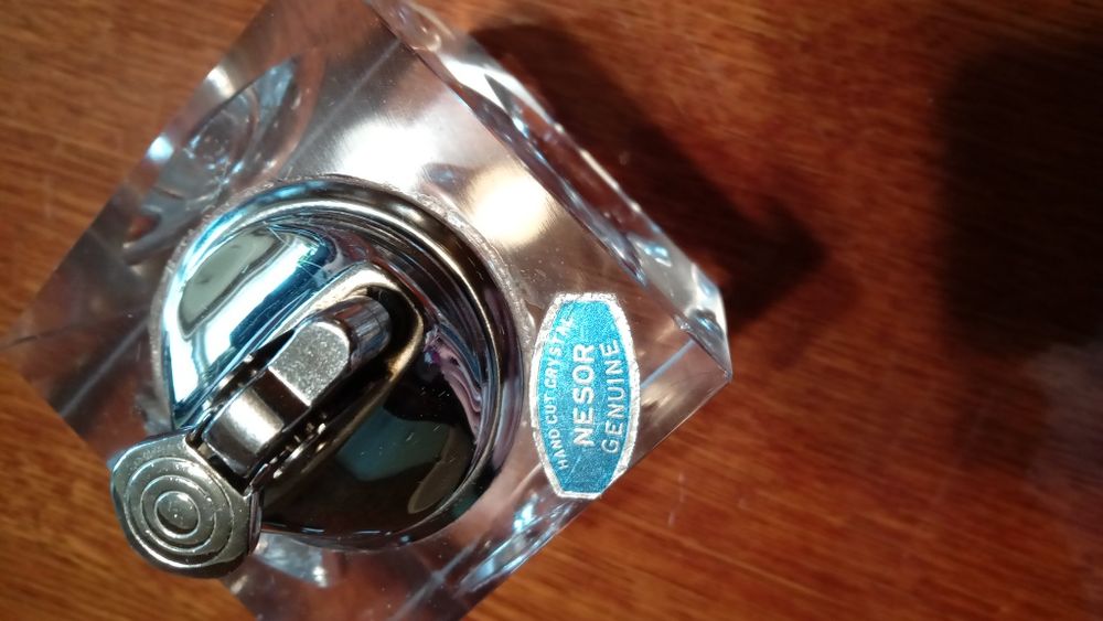Зажигалка настольная газовая хрусталь
