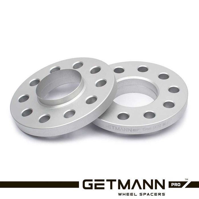 GETMANN Колісна проставка 15мм PCD 5x112 DIA 66.6 для Audi Mercedes