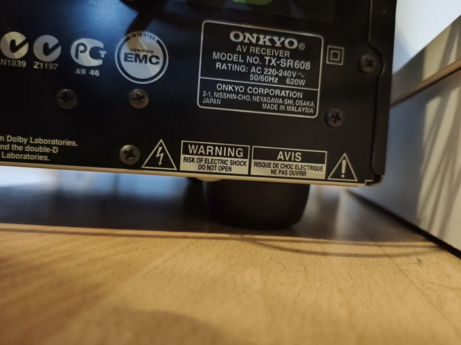Amplituner ONKYO TX-SR608 + jamo s506 stereo