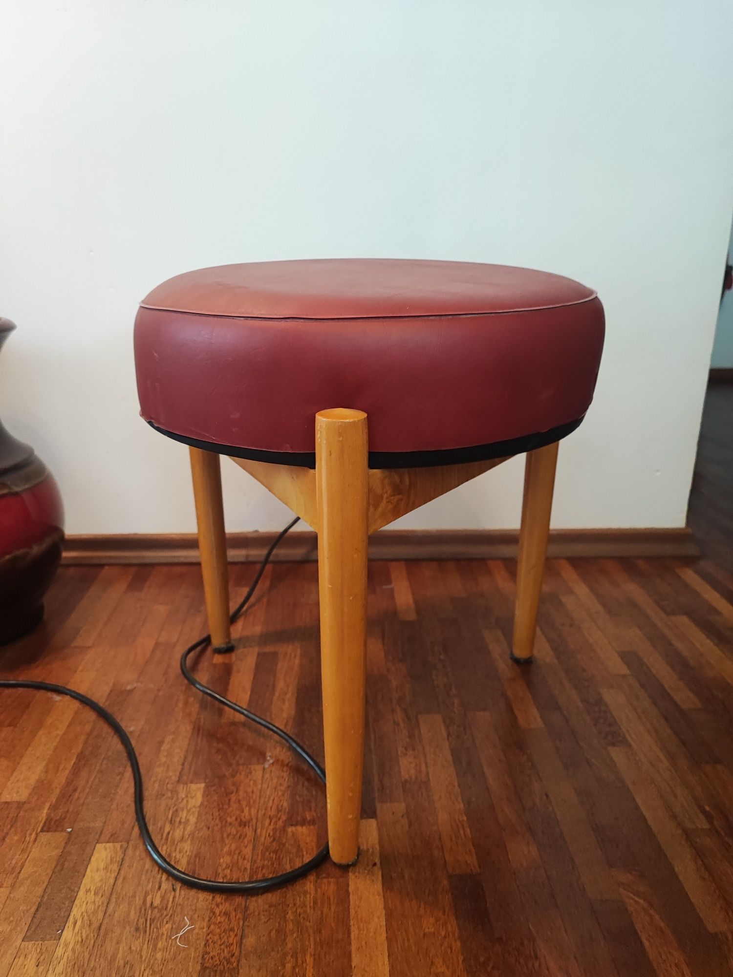 Stołek taboret skandynawski design lata 60