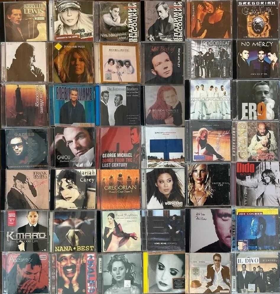 100 музыкальных дисков сд cd по дешевой цене