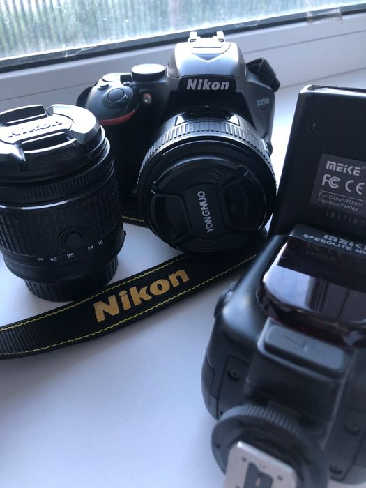 Фотоапарат Nikon D3500 + обʼєктив yongnou 50mm