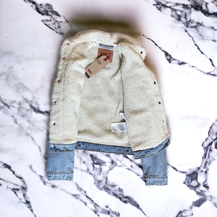 XS 34 42 Levis шерпа женская жіноча левайс джинсовки