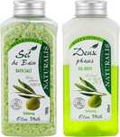 Набір для ванни
Naturalis Olive Milk Set (foam/800 ml + salt/1000 g)