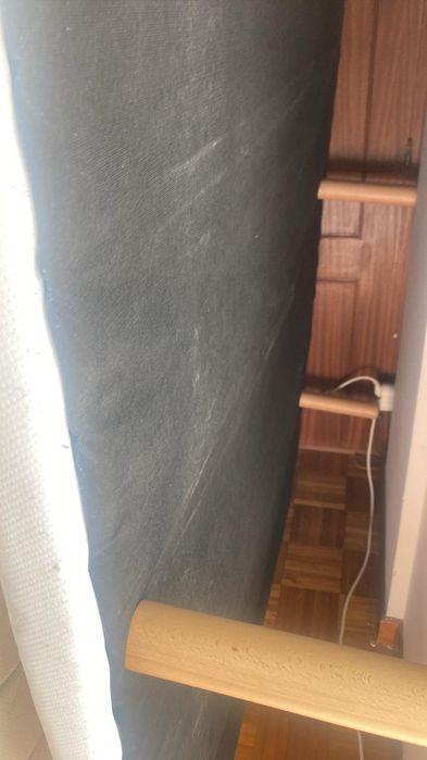Cama 150×190cm  (Colchão e Estrado) para desocupar