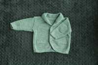 Zapinany elegancki sweter kardigan w rozm.68/74