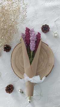 Bouquet de Alfazema em Crochet