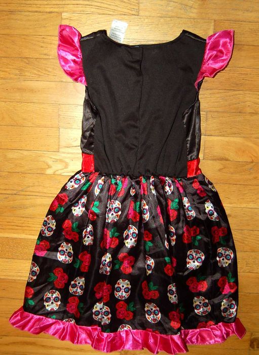 sukienka strój Halloween Karnawał 4-6 lat 110-116 cm