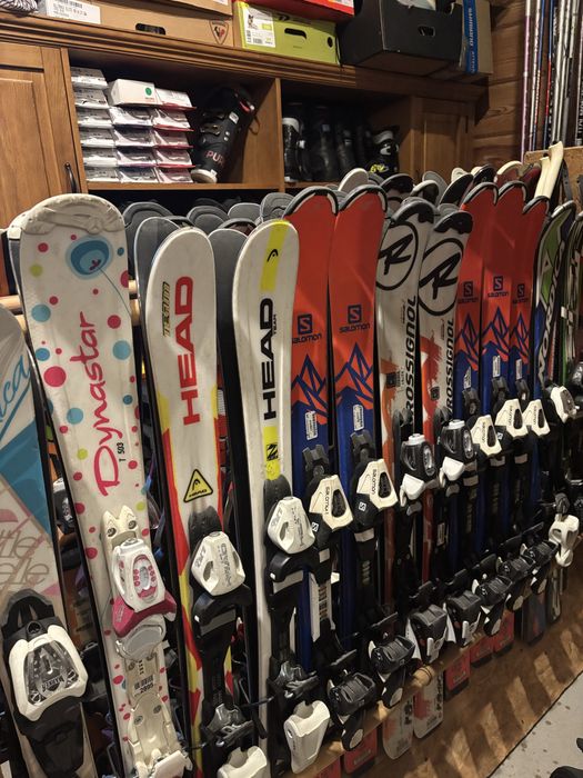 Narty dziecięce, narty zjazdowe, snowboard