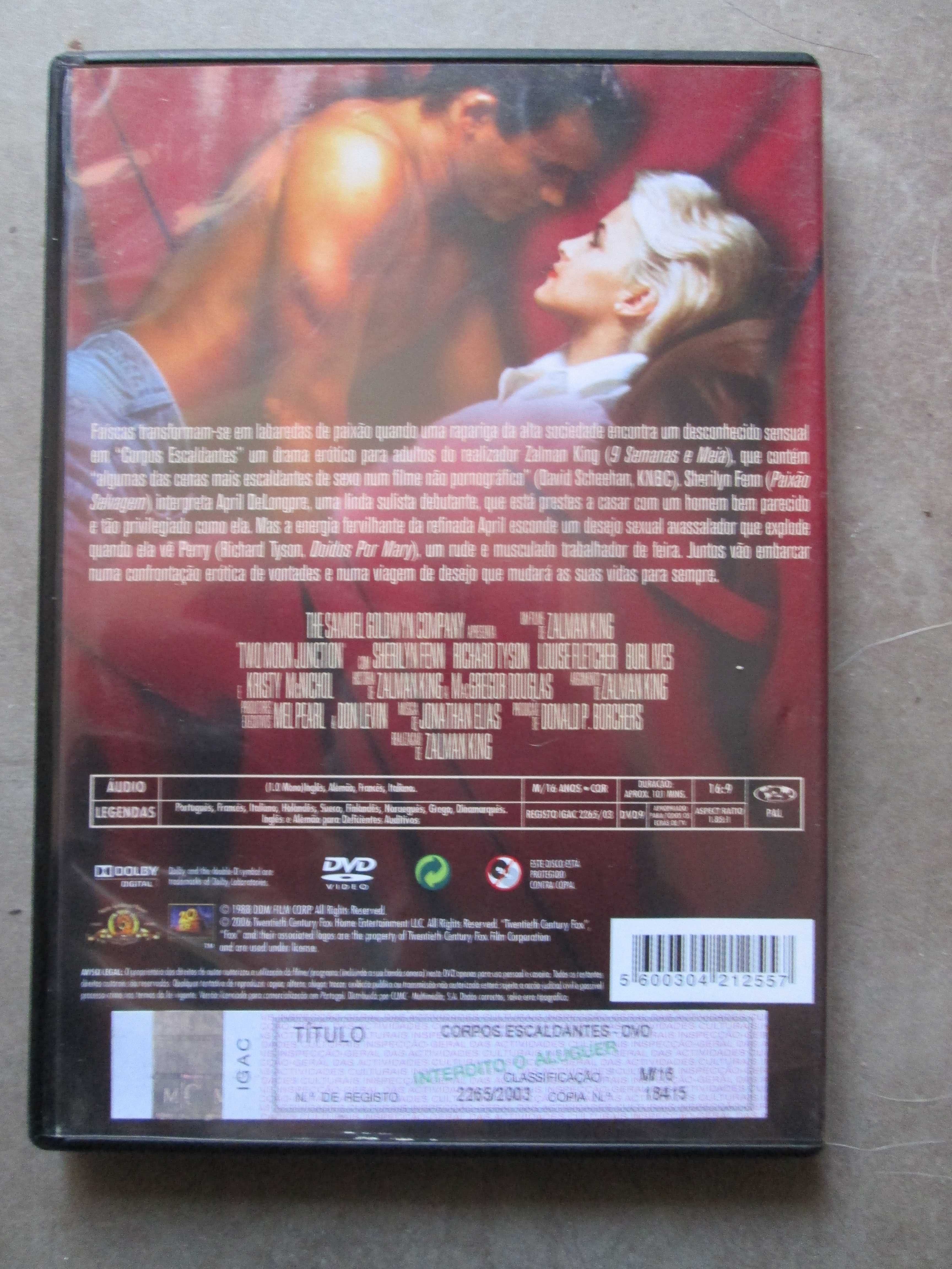 DVD -  Corpos Escaldantes, Zalman King, Sherilyn Fenn, Richard Tyson