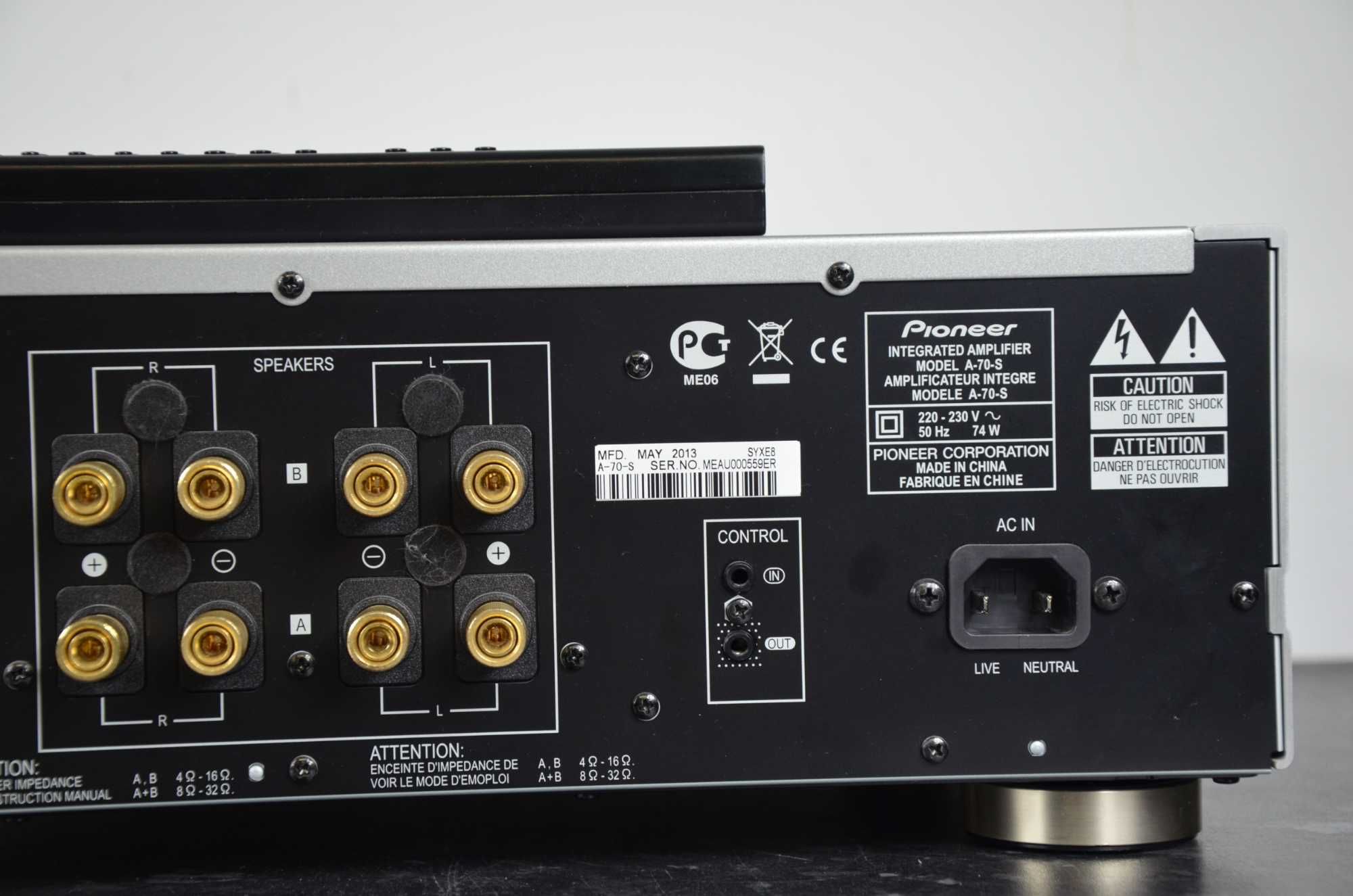 Wzmacniacz STEREO PIONEER A-70 TOP Pilot pudełko oryginał Okazja