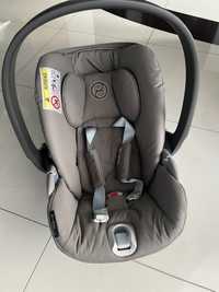 Cybex CloudZ SohoGrey fotelik samochodowy 0-13 kg plus baza fotelika Z