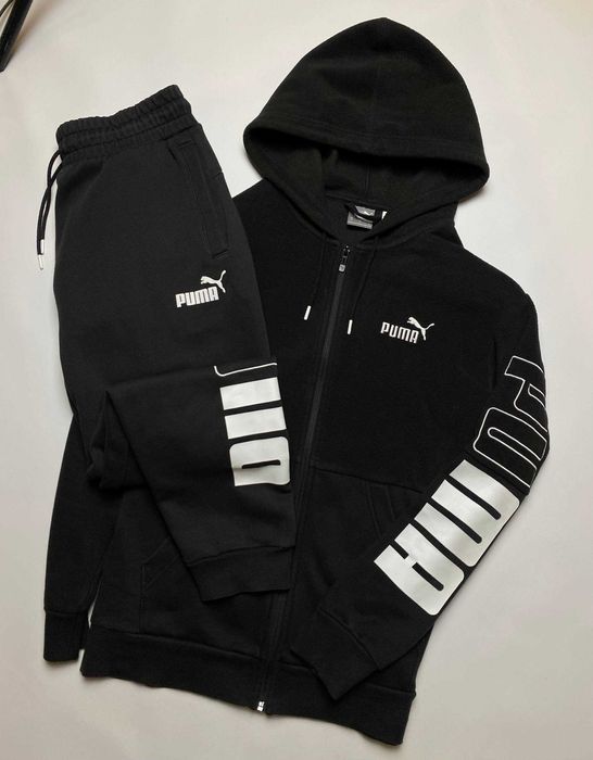 Чёрный Мужской Спортивный Костюм Puma