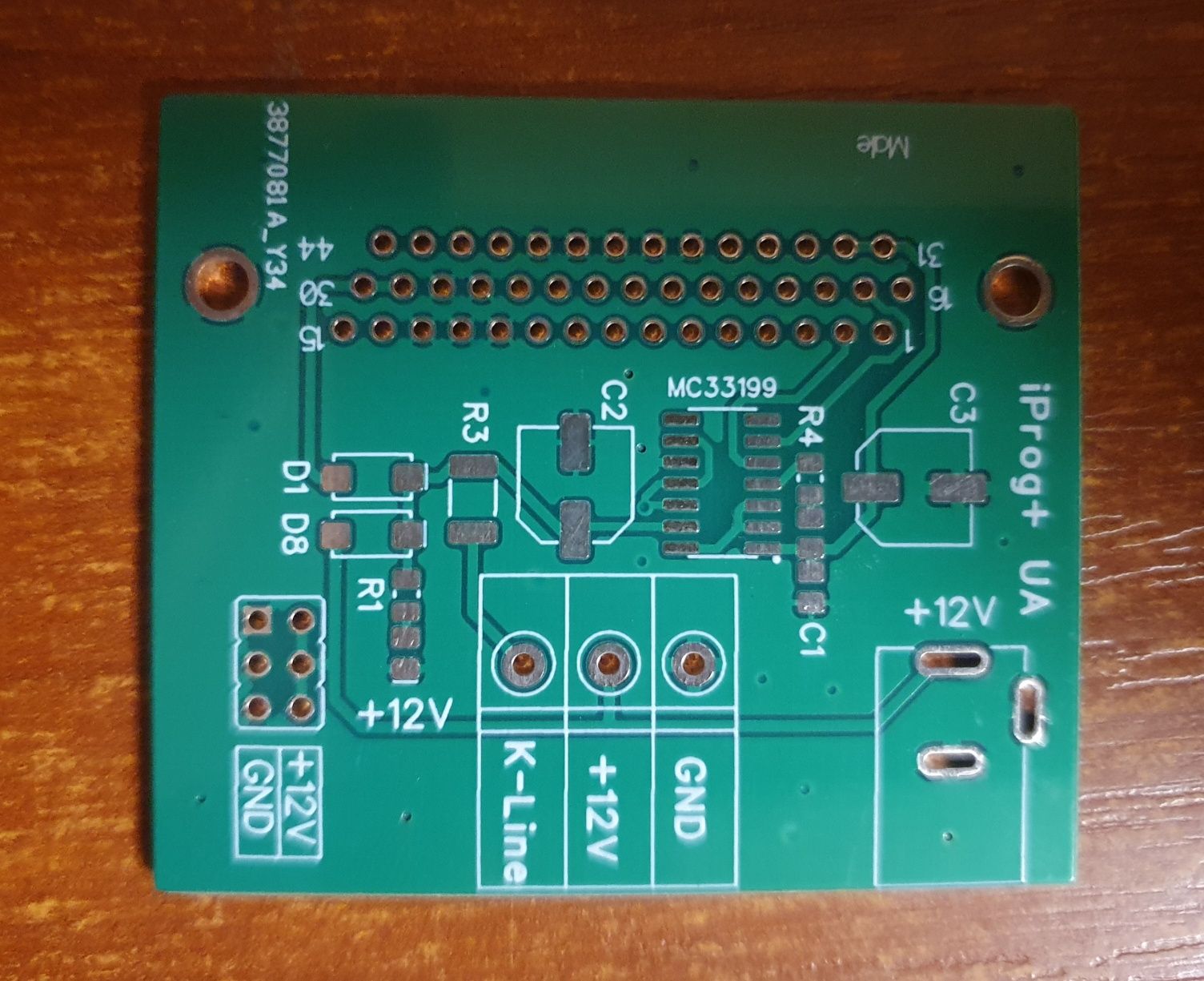 Печатная плата can, kline адаптера iProg+