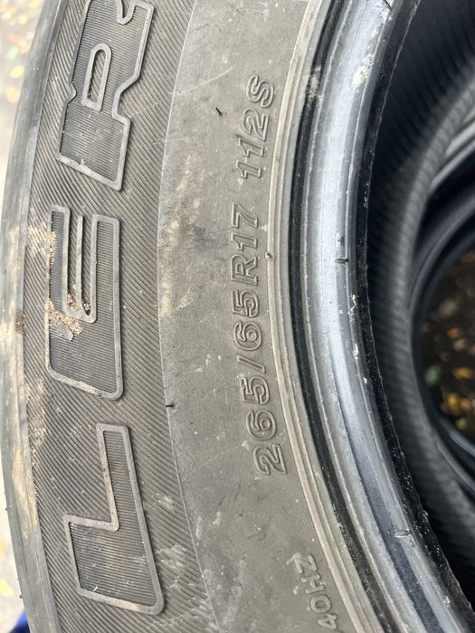 Резина Toyota Land Cruiser Prado 265/65 R17 Bridgestone Dueler H/T
