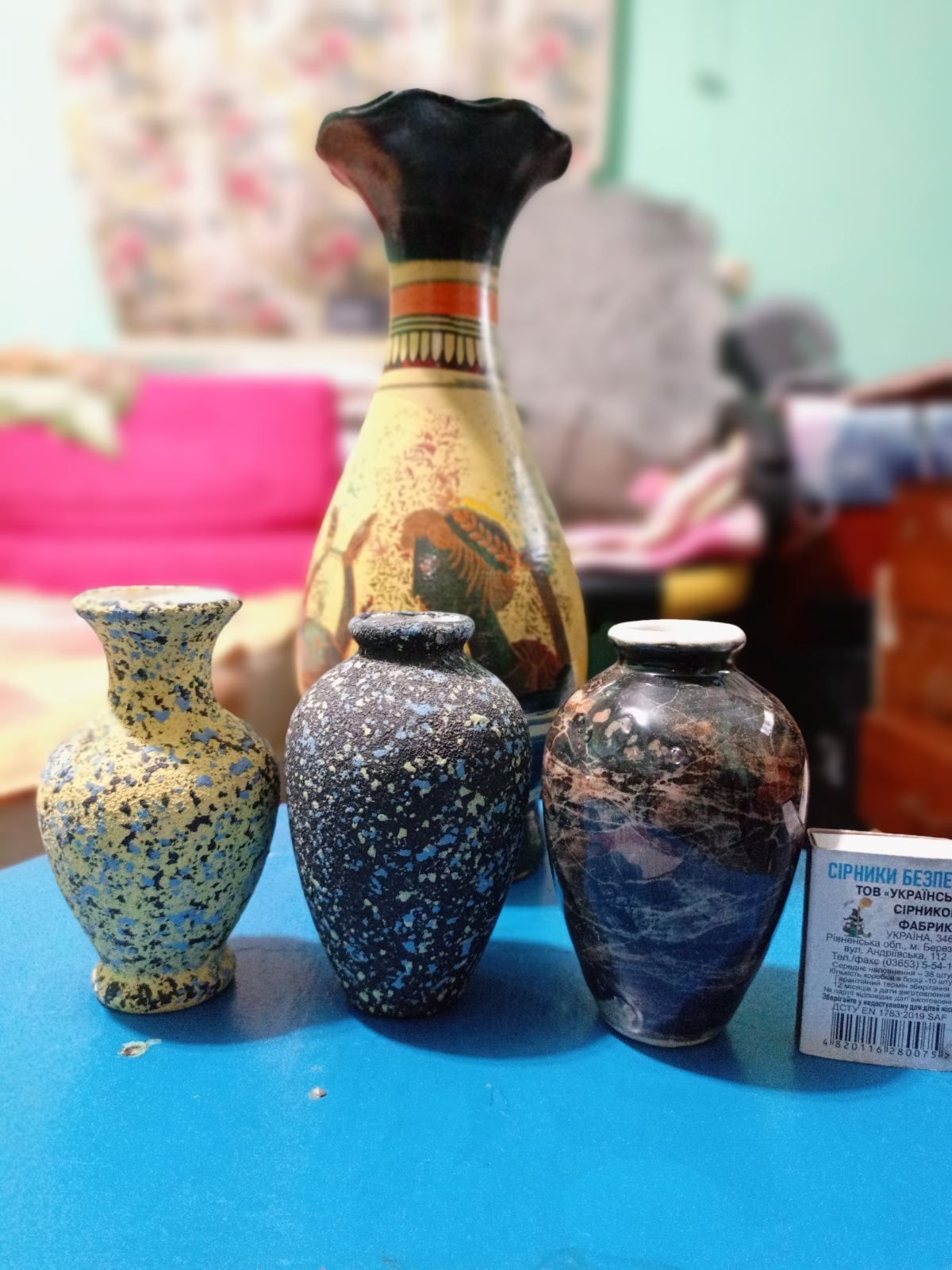 Фарфоровые керамические вазы набор