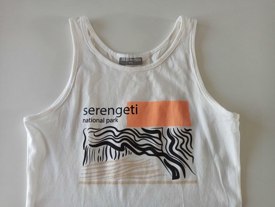 biała koszulka na ramiączkach rozmiar 170 Destination Pepco nowa