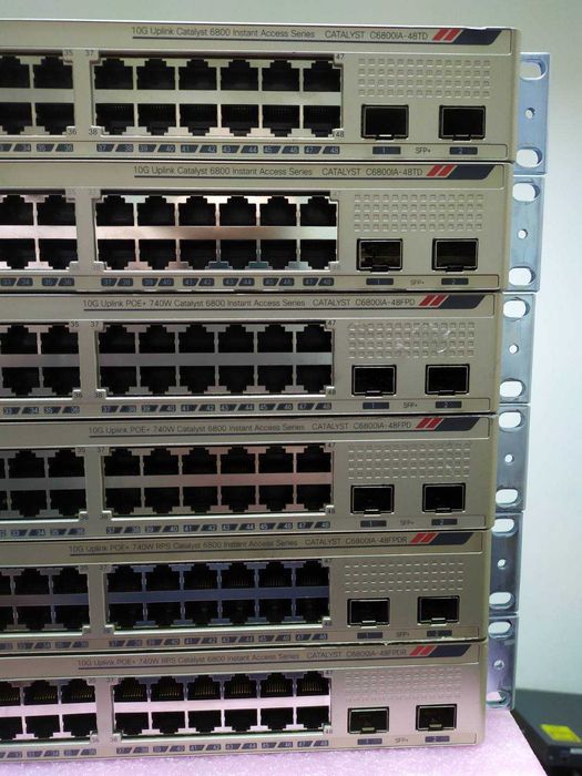 Гігабітний комутатор PoE+ Cisco Catalyst С6800IA-48, 2x10G SFP+