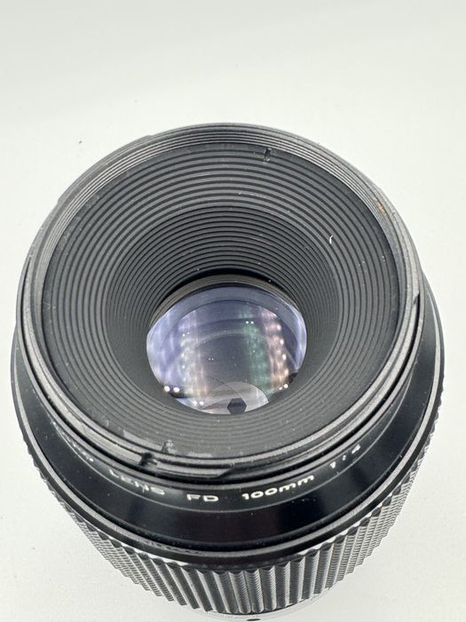 Canon Fd 100 macro 1:4 Mint + Canon Tube 50 Zestaw