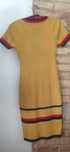 Vestido amarelo elegante
