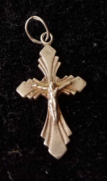 Хрестик срібний 925 проба
