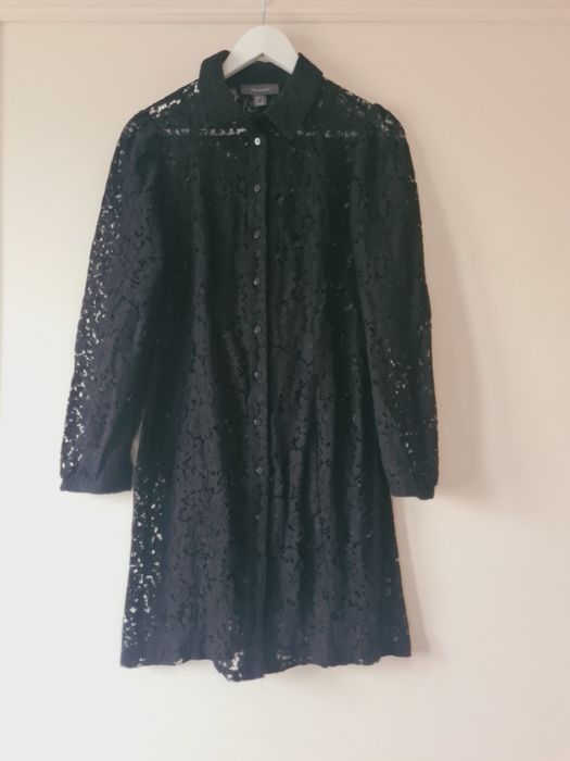 Czarna koronkowa sukienka  Primark