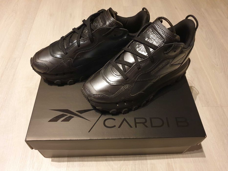 Buty Reebok Classic Leather Cardi B czarne r. 38