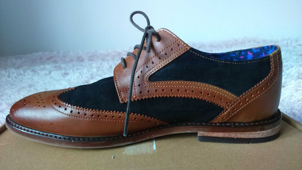 Туфлі броги  Шкіряні