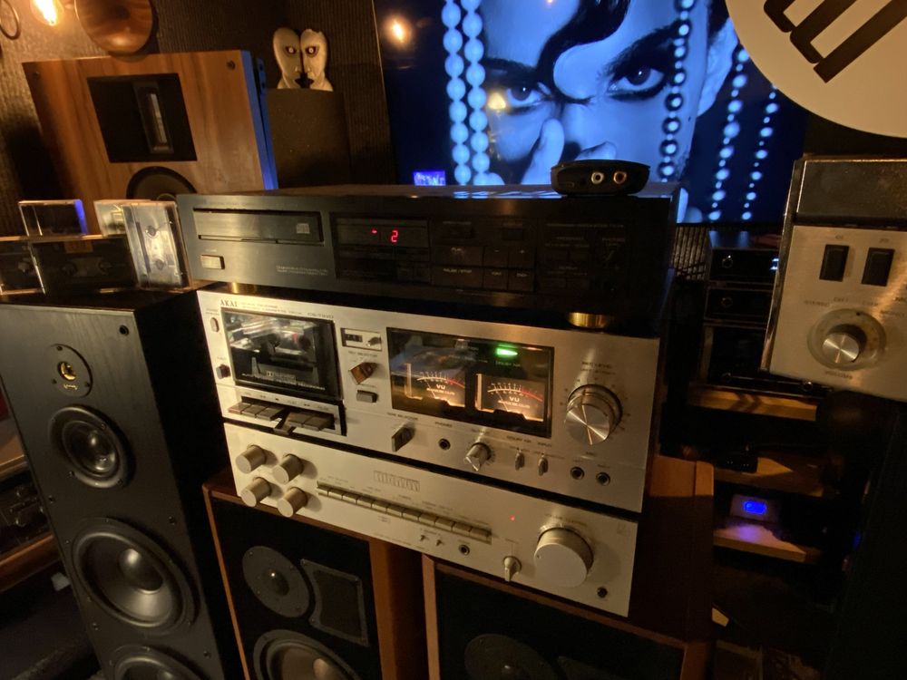 Wieża stereo z najlepszych, parowanych ze sobą brzmieniowo segmentów