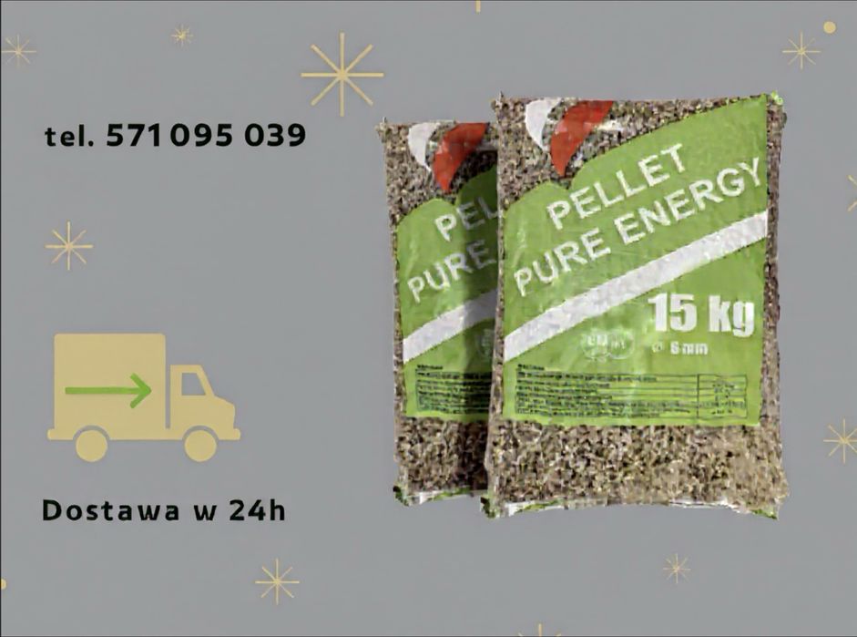 Pellet Rurex PURE ENERGY 15 kg – Ekologiczny, Dostawa w 24h