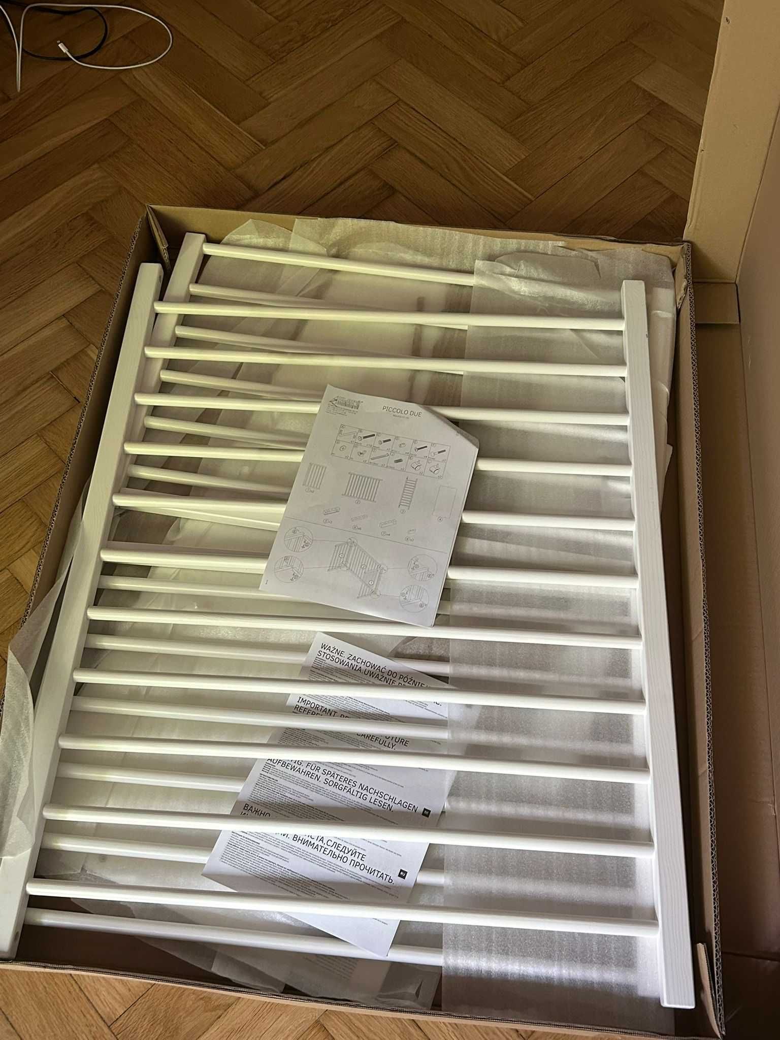 Łóżeczko dostawne PICCOLINO 90X40 biały