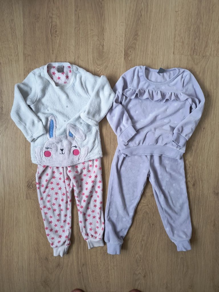 2 piżamki piżamy dwuczęściowe dla dziewczynki 92 98 little kids