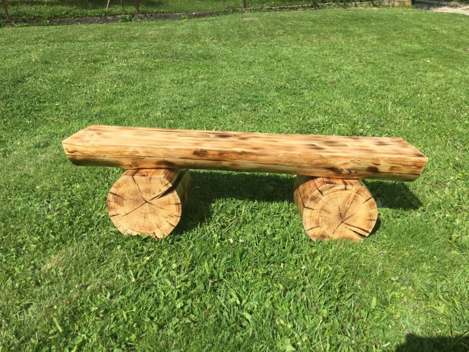 Ławka ogrodowa drewniana