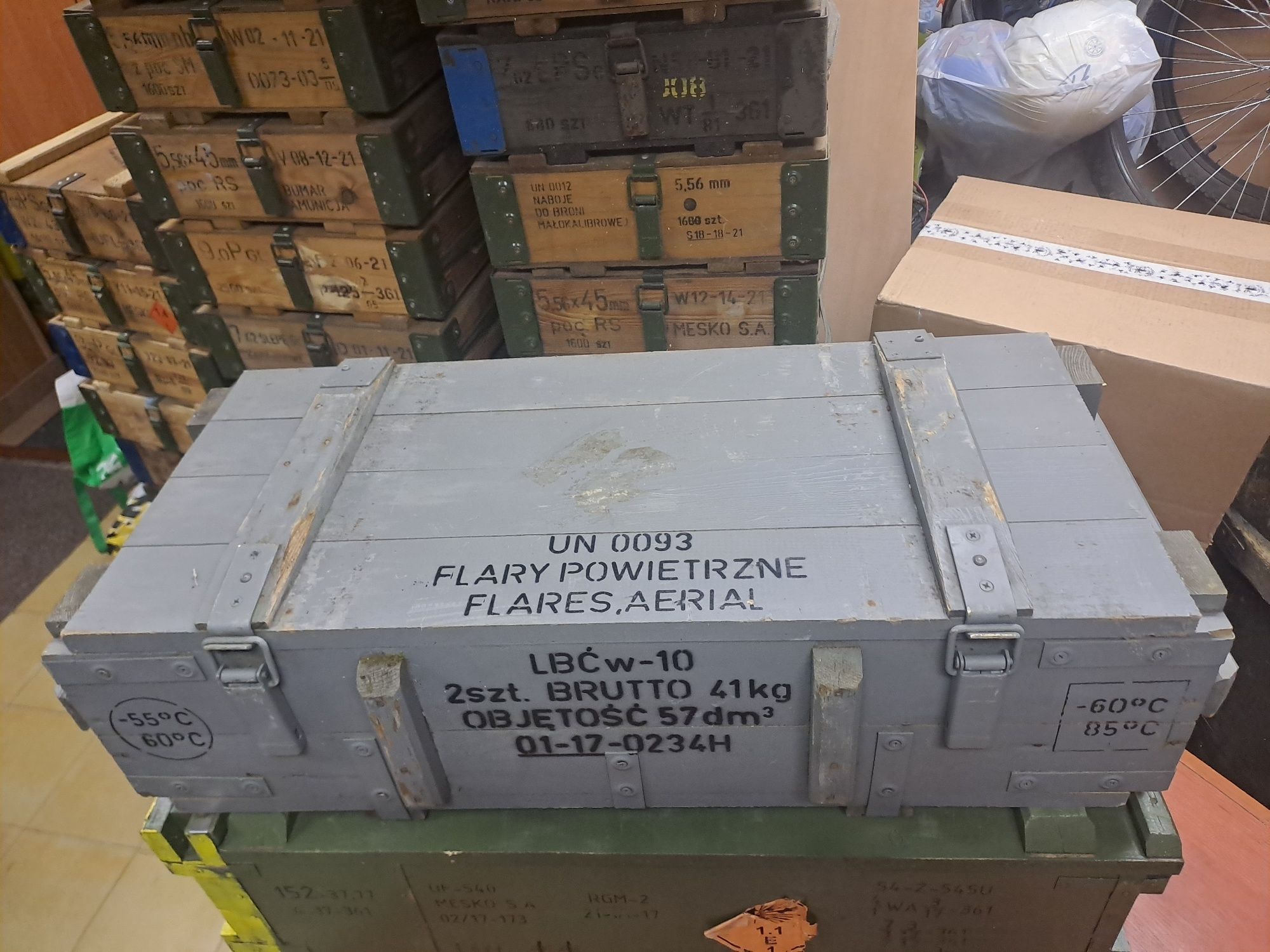 Kompaktowa duża skrzynia lotnicza wojskowa