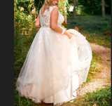 suknia ślubna plus size rozmiar 46/48