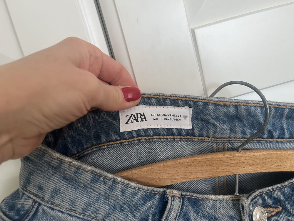 Spodnica midi jeans ZARA