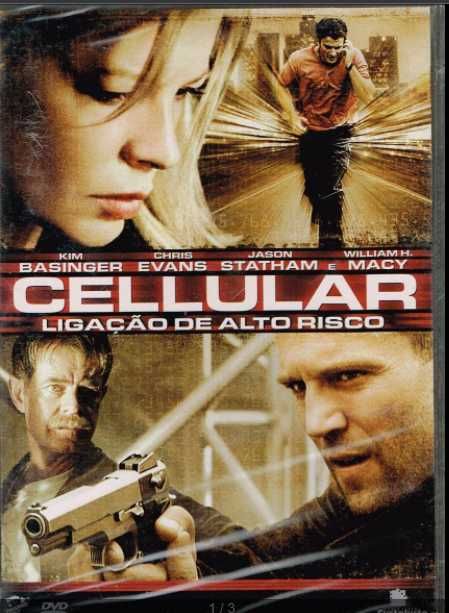 DVD NOVO Cellular Ligação de Alto Risco Filme Evans Basinger Celular