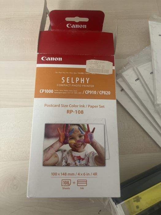 Zesraw kolorowego atramentu 2 sztuki i papieru 6 sztuk RP-108