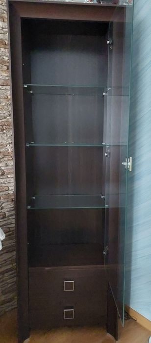 Witryna kolor wenge 198x62