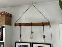 Lampa handmade zarówka edison