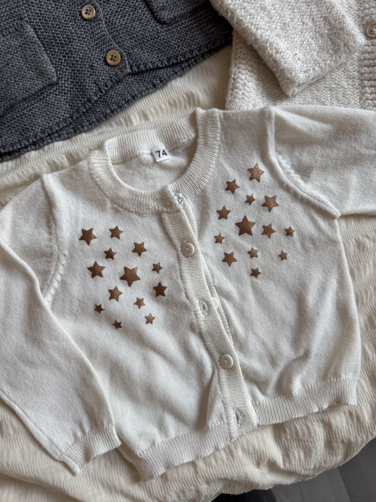 3 sweterki zara 74