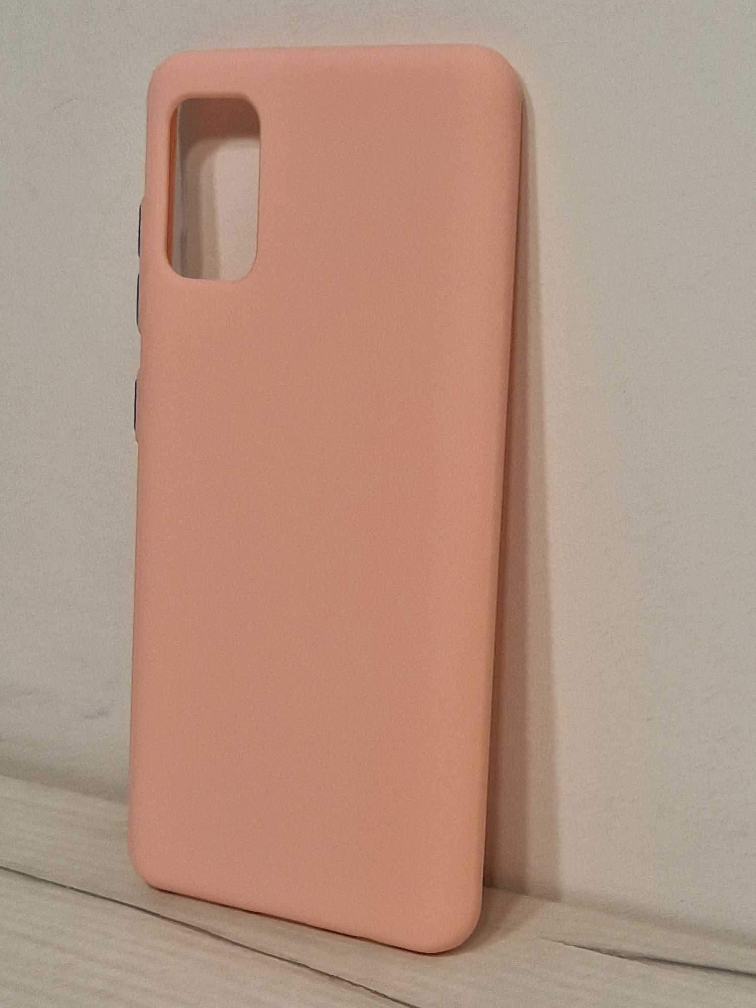 Solid Silicone Case do Samsung Galaxy A41 jasnoróżowy