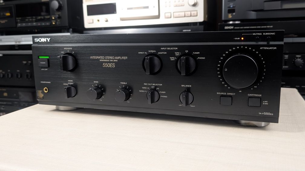 Sony TA-F550Es Wysokiej klasy zintegrowany wzmacniacz stereo