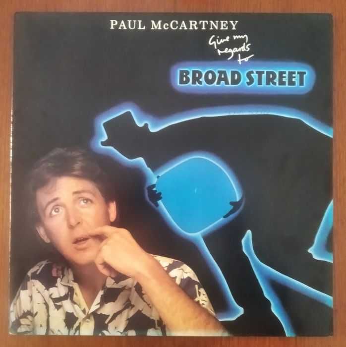 Paul McCartney disco de vinil "Give my regards to Broad Street "